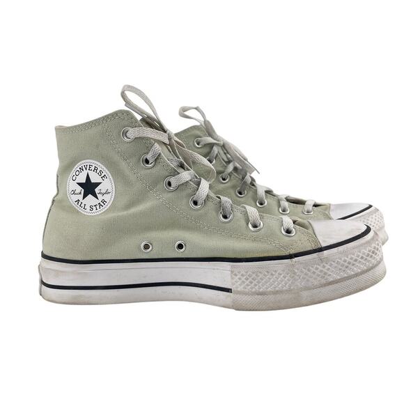 Converse Chuck Taylor All Star Lift Platform Sneakers Sage Green Women’s 10 - Picture 1 of 10